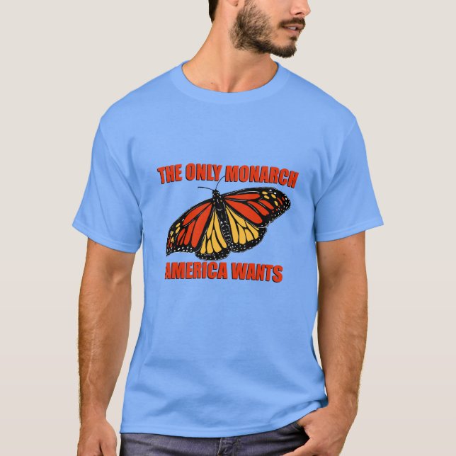 Camiseta A Única América Monarca Quer (Três Cores) (Frente)