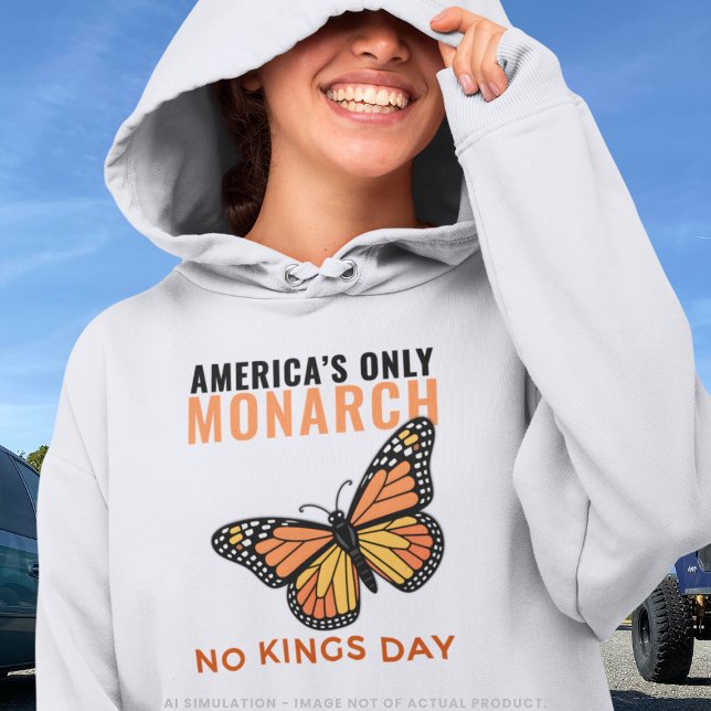 Camiseta A Única Borboleta Monarca da América • Sem Dia dos (Criador carregado)