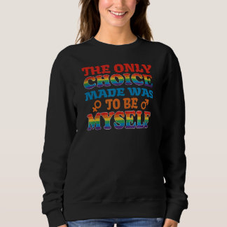 Camiseta A Única Escolha Do Orgulho Lgbtq Gay Lgbtq Gende