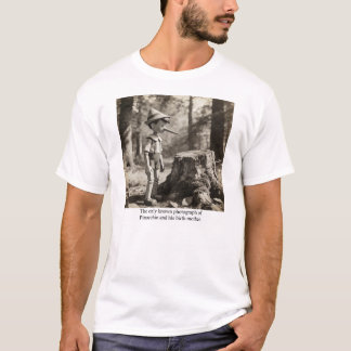 Camiseta A única foto conhecida de Pinóquio e sua mãe