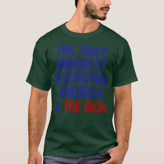 Camiseta A Única Minoria Que Destrui A América É A Rich