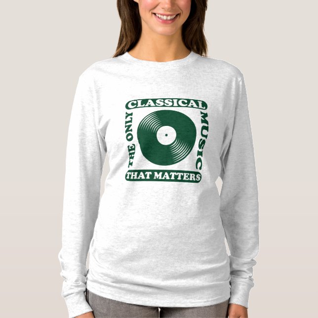 Camiseta A única música clássica (Frente)