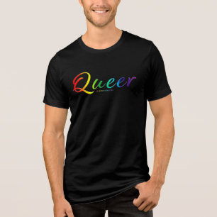 Camiseta A única palavra expressiva queer de SlipperyJoe é 