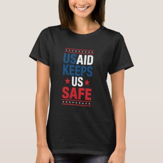 Camiseta A USAID nos mantém seguros