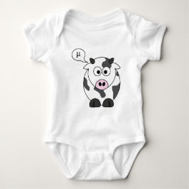 Camiseta A vaca diz o μ
