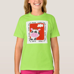 Camiseta A vaca diz o MOO