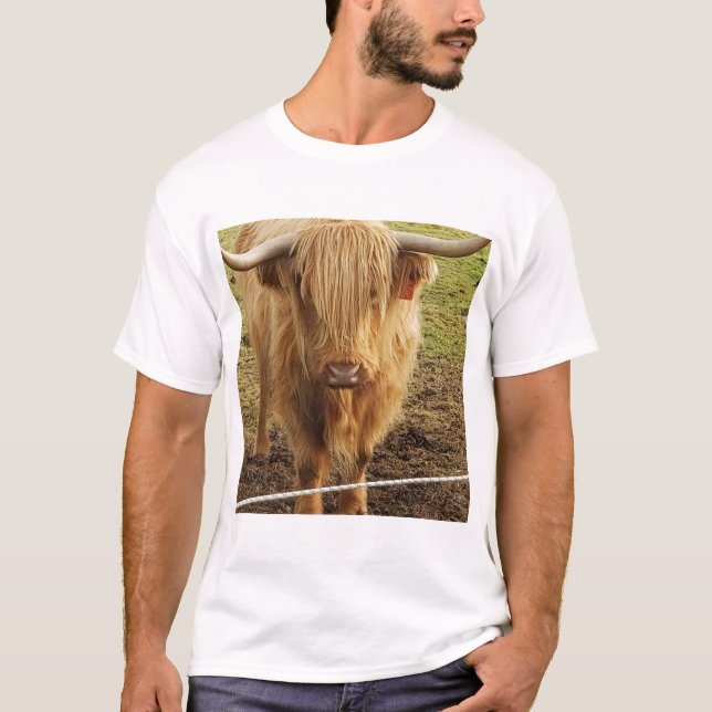 Camiseta A Vaca Highland (Frente)