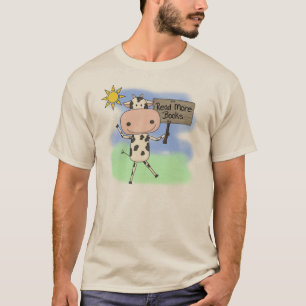 Camiseta A vaca leu mais livros