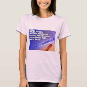 Camiseta A vacina da poliomielite continha Cancer causador 