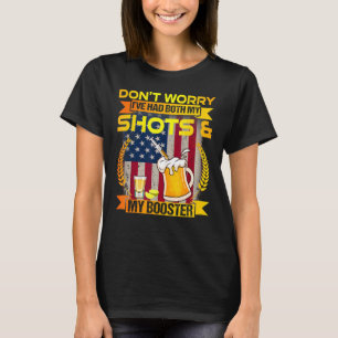 Camiseta A vacina não se preocupa que eu tenha tido meus sa