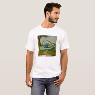 Camiseta A Velha Mulher na casa de verão do Calçado.