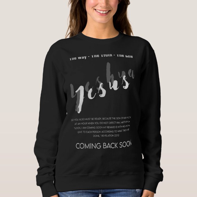 Camiseta A Verdade A Vida Jesus Voltando Logo (Frente)