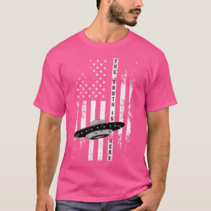 Camiseta A Verdade Está Aqui, Incomodem-Nos Sinalizador Ufo
