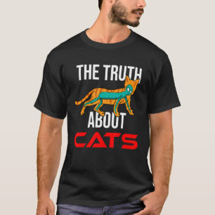 Camiseta A Verdade Sobre Gatos Alien Ufo Espaço Gato Gatin
