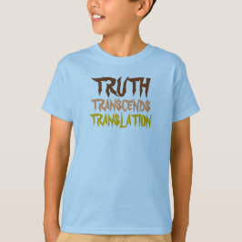 CAMISETA A VERDADE TRANSCENDE CAPA DOURADO DOS MIÚDOS A