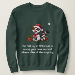 Camiseta A verdadeira alegria das mulheres de Natal verdes