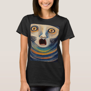 Camiseta A versão de gato do Gritar Gato 1