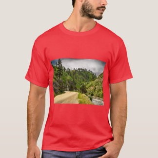Camiseta A Via Cênica do Rio Payette Sobredimensionada