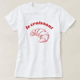 Camiseta A viagem da família francesa Le Croissant