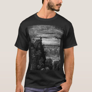 Camiseta A viagem da satã - Gustave Dore