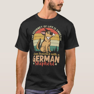 Camiseta A Viagem Da Vida É Mais Doce Quando Viajada Com