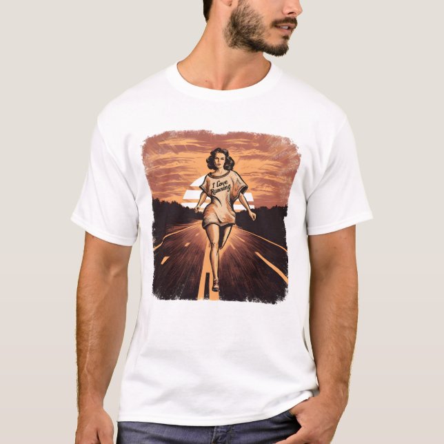 Camiseta A Viagem das Mulheres de Sprinting (Frente)