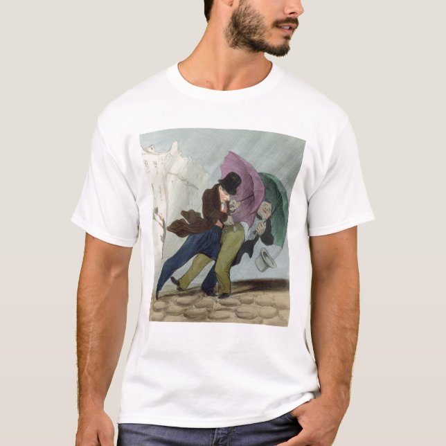 Camiseta A viagem do guarda-chuva, 'de Flibustiers (Frente)