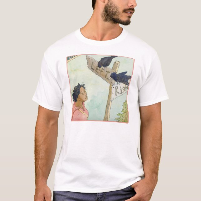 Camiseta A viagem do poeta: Os corvos (Frente)