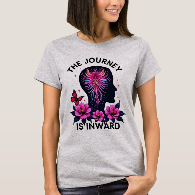 Camiseta A Viagem Está Dentro De Tee (Frente)