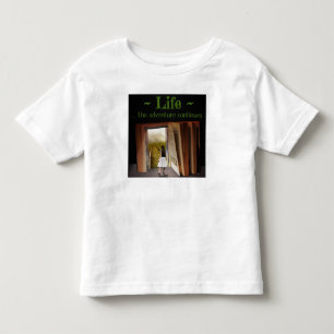 Camiseta A vida, a aventura continua