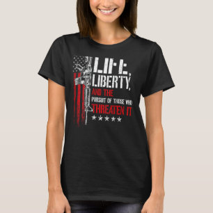Camiseta A Vida, A Liberdade E A Perseguição De Quem Ameaça
