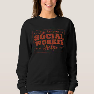 Camiseta A Vida Acontece Assistente Social Ajuda Assistente