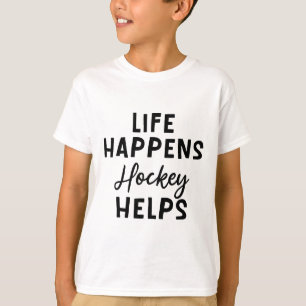 Camiseta A Vida Acontece Hóquei Ajuda _5