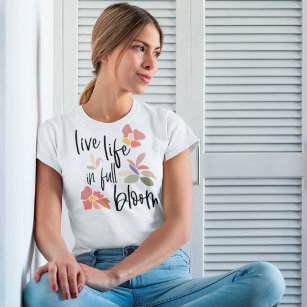 Camiseta A Vida Ao Vivo No Bloom De Cheio Sente-Se Boa Cois