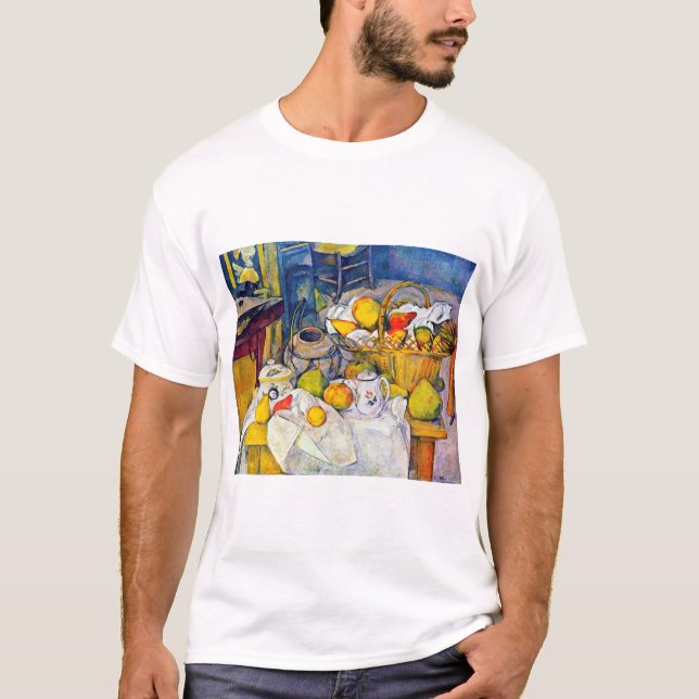 Camiseta A vida com Fruta, Paul Cezanne (Frente)