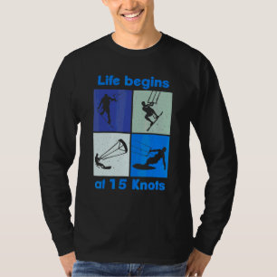Camiseta A Vida Começa a 15 Nós Estilo de Vida Vintage 1