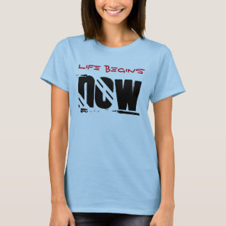 Camiseta A vida começa agora