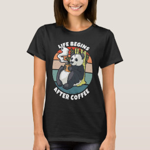 Camiseta A Vida Começa Após o Café