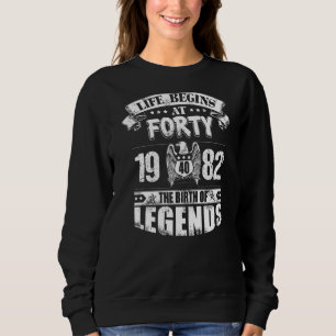 Camiseta A Vida Começa Em 41.1982 O Nascimento De Lendas