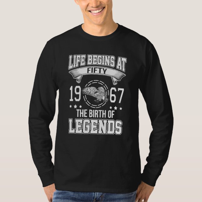 Camiseta A Vida Começa Em 51.1967 O Nascimento De Lendas (Frente)