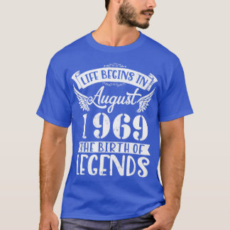 Camiseta A Vida Começa Em Agosto De 1969 O Nascimento Do Pa