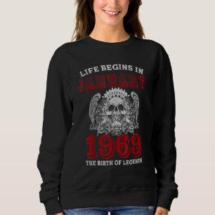 Camiseta A Vida Começa Em Janeiro De 1969 O Nascimento De L