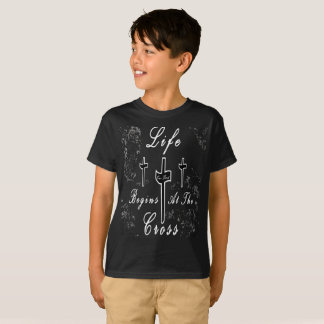 Camiseta A vida começa na cruz