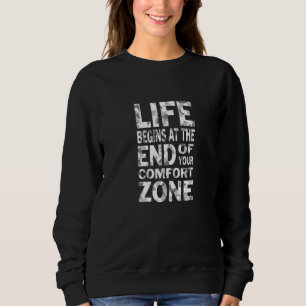 Camiseta A Vida Começa no Fim da Sua Zona de Conforto