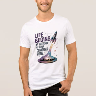 CAMISETA A VIDA COMEÇA NO FIM DA SUA ZONA DE CONFORTO D05