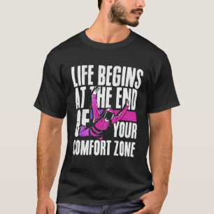 Camiseta A Vida Começa no Fim da Sua Zona de Conforto Skydi
