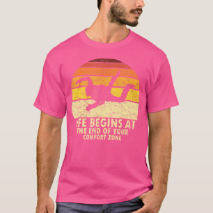 Camiseta A Vida Começa No Fim De Sua Zona De Conforto Homen