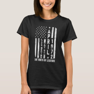 Camiseta A Vida Começa No Nascer 50 De Abril De 1972, Ano D