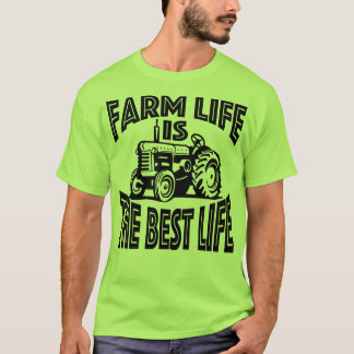 Camiseta A vida da fazenda é a melhor vida