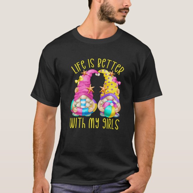 Camiseta A Vida Da Fenda Da Primavera É Melhor Com As Minha (Frente)